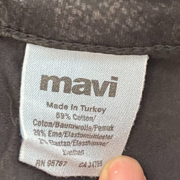 Mavi Serena Super Skinny Black Patterned Jeans - Picture 8 of 9